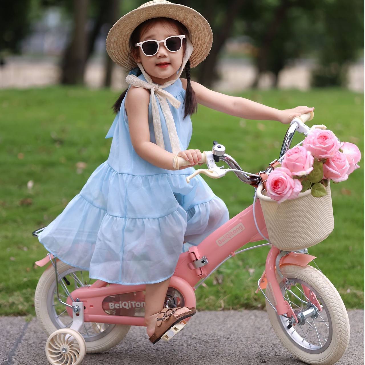 New BeiQiTong Lightweight Foldable Kids Bicycle | Perfect for Ages 2-10
