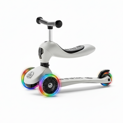 Coochi 2-in-1 Convertible Balance Bike and Scooter, Suitable for Children 1–6 Years