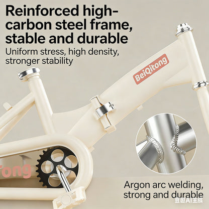 New BeiQiTong Lightweight Foldable Kids Bicycle | Perfect for Ages 2-10