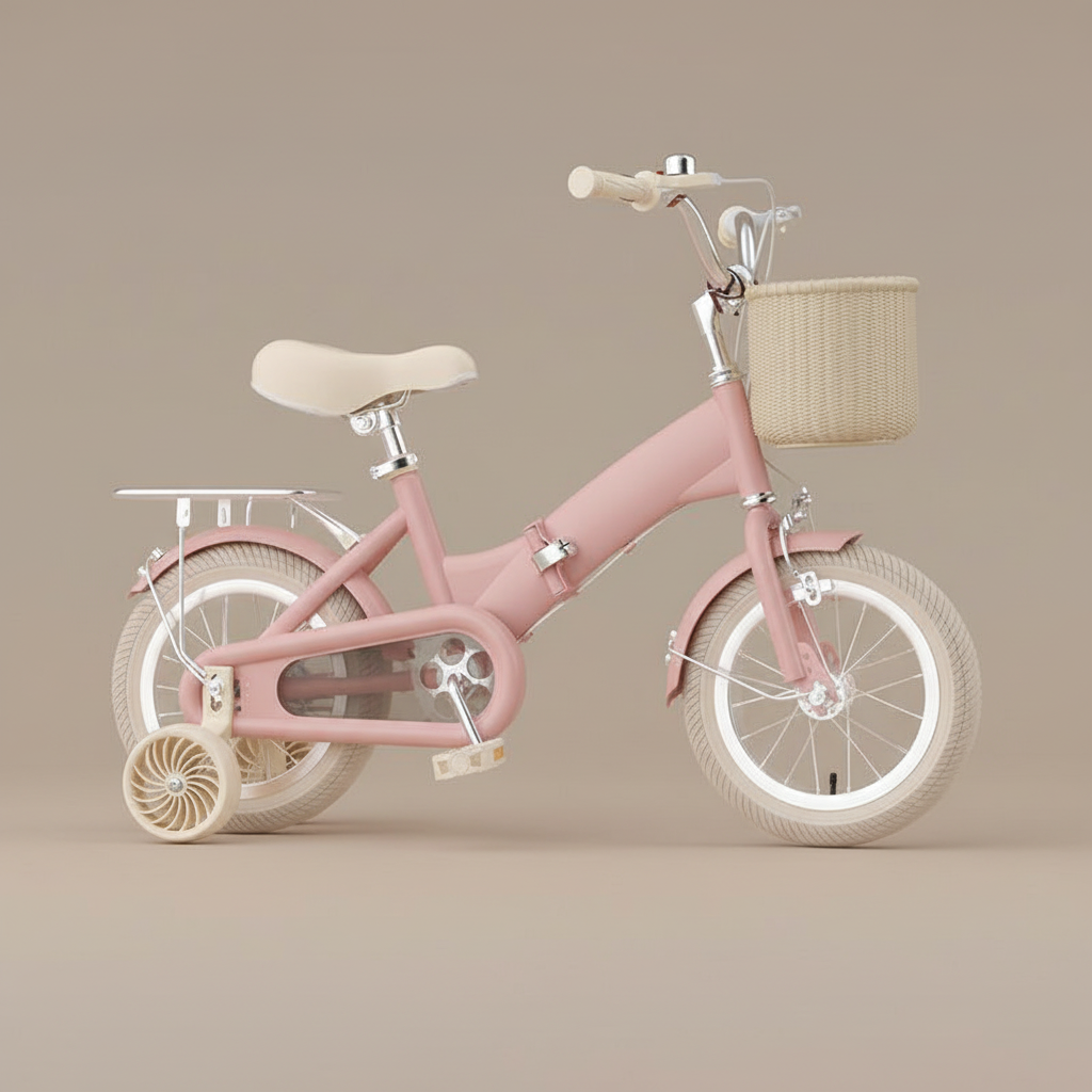 New BeiQiTong Lightweight Foldable Kids Bicycle | Perfect for Ages 2-10