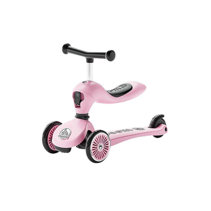 Coochi 2-in-1 Convertible Balance Bike and Scooter, Suitable for Children 1–6 Years