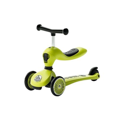 Coochi 2-in-1 Convertible Balance Bike and Scooter, Suitable for Children 1–6 Years