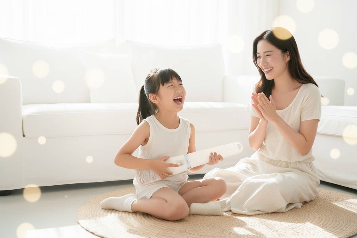 温馨母子互动电商主题图